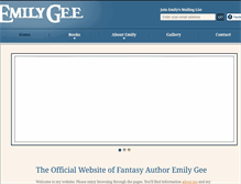 Tablet Screenshot of emilygee.com